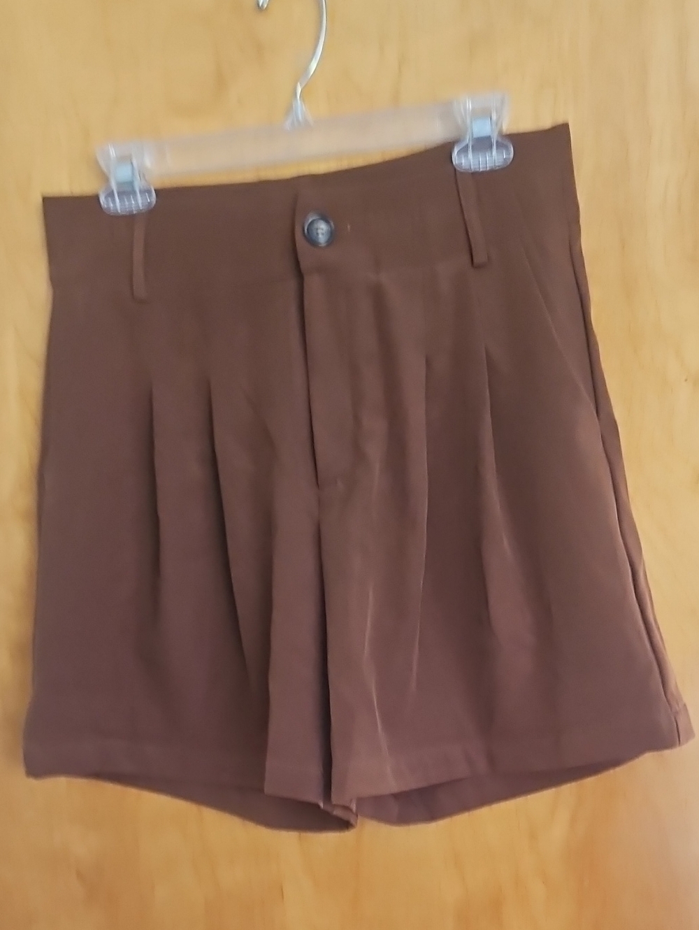Cider Rusty Brown High-Rise Women's Shorts